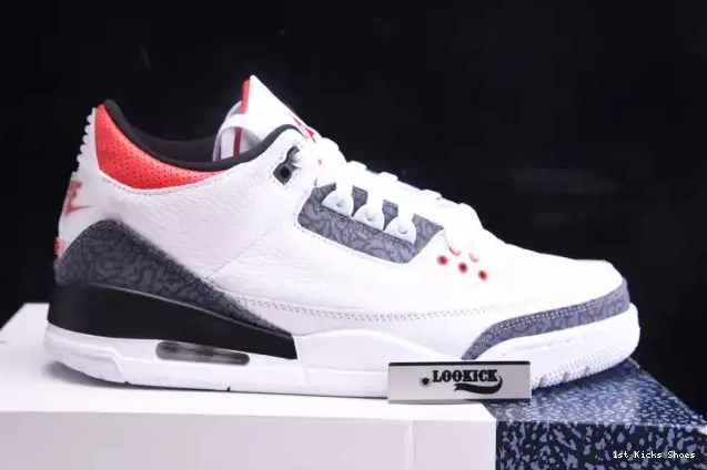 1st Kicks Shoes 3 RETRO CZ6431-100 AIR JORDAN FIRE 